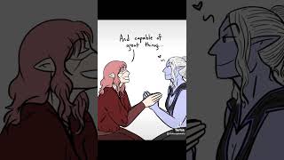 Gale clearly doesn’t understand Bhaalspawn courtship rituals bg3 minthara darkurge galebg3 [upl. by Eilahs]