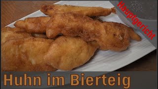 Huhn im Bierteig Heiß und fluffig [upl. by Alletnahs]