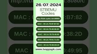 New stbemu codes update daily lists stbemu stbemucode [upl. by Henrieta]