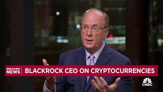 BlackRock CEO Larry Fink Bitcoin ETF approvals are stepping stones towards tokenization [upl. by Hurless]