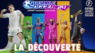 Sociable Soccer 24  La découverte amp gameplay [upl. by Eydnarb]