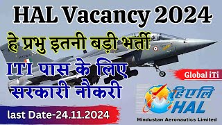 ITI Sarkari Naukri 2024  Hindustan Aeronautics Limited Recruitment 2024 [upl. by Wilburn761]