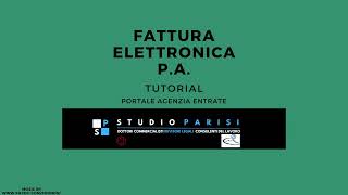 Fattura elettronica PA regime forfettario  Tutorial completo sito Agenzia Entrate [upl. by Melony768]