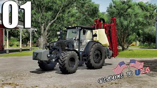 1 Welcome To USA  Achat de notre premier Tracteur  FS25 [upl. by Janis251]