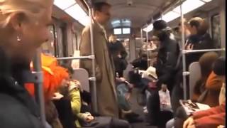 ★Crazy Giggle General Giggles in the Subway You gonna laugh either [upl. by Solley430]