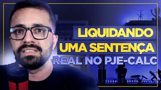 CALCULAMOS UMA SENTENÇA REAL NO PJECALC  RESCISÃO INDIRETA  CONDENAÇÃO EM VERBAS RESCISÓRIAS [upl. by Aenotna]