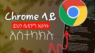 🔥አሁኑኑ ይህን ሴቲንግ chrome ላይ አስተካክሉ  ጠቃሚ ቪዲዮ [upl. by Assil]