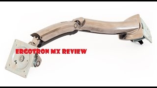 Ergotron MX LCD Arm Mount Review [upl. by Eidson]