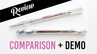 NEW Benefit Goof Proof amp Precisely My Brow Pencils Reviews [upl. by Hadrian]