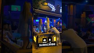 Nightlife in Alanya Bar Street shortsvideo summer holiday alanya turkey barstreet nightlife [upl. by Merrily]