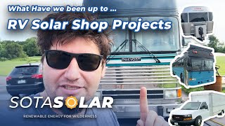 RV Solar Solar Shop Update  What are we working on lately [upl. by Aihsetal]