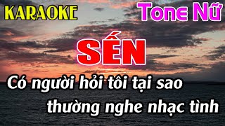 Sến Karaoke Tone Nữ  Ebm  Karaoke Dễ Hát  Beat Mới [upl. by Namlas]