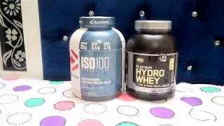 Dymatize ISO 100 vs ON Hydro Whey [upl. by Sirois]