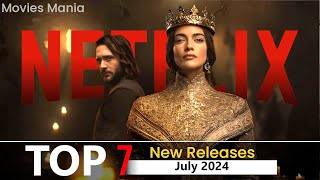 Top 7 New Releases On Netflix in July 2024 New on Netflix Netflix New Releases [upl. by Sirtimed]