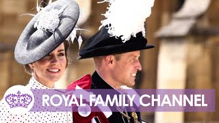 The Royal Family attend Garter Day in Windsor  Replay [upl. by Aisaim810]