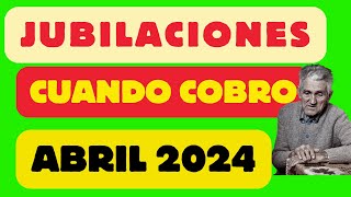 AUMENTO JUBILADOS ABRIL  CUANDO COBRO ABRIL 2024 anses noticiasanses tramitesanses [upl. by Silvana958]