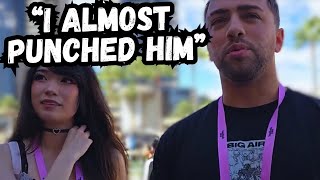 Mizkif and Emiru Got Harassed LIVE at TwitchCon [upl. by Neve]