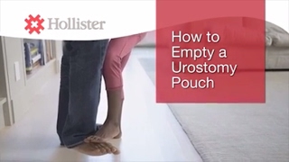 How to Empty a Urostomy Pouch  Hollister [upl. by Hairaza]