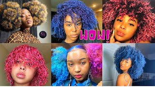 BEST HAIR PAINT WAX TUTORIALS TEMPORARY HAIR DYE HAIRSTYLES 2023😍😍 [upl. by Mercado]