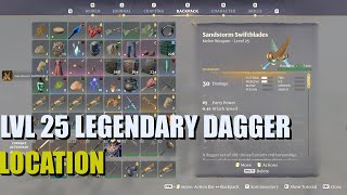 lvl 25 Legendary Dagger Location Enshrouded  Sandstorm Swiftblades [upl. by Akeem]