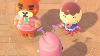 Teddy And Zucker Singing Bubblegum KK 💖🌸  Animal Crossing New Horizons [upl. by Tine]