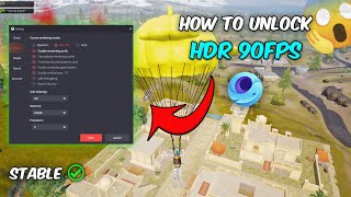 How to Unlock 90 FPS HDR in PUBG Mobile Ultimate Gameloop Settings Guide [upl. by Yrod569]