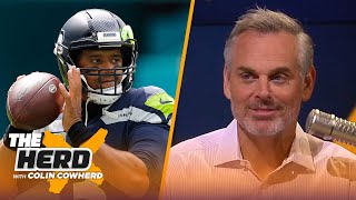 Drew Bledsoe on Belichicks strategy for QBs talks Russell Wilson amp Tom Brady  NFL  THE HERD [upl. by Ahsiemaj]