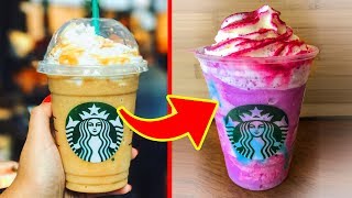 10 Starbucks Secret Menu Frappuccinos That Are EASY To Order [upl. by Mccreery]