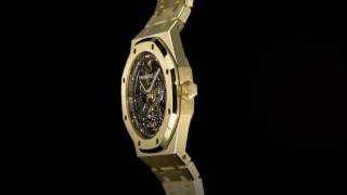 Royal Oak Tourbillon Extra Thin Openworked  Audemars Piguet [upl. by Ynavoj]