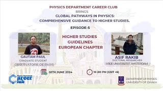 Episode 5 Higher Studies Guideline European Chapter [upl. by Hsepid]