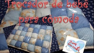 Trocador de bebê para cômoda  bem fácil [upl. by Boelter]