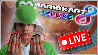 ICH MUSS GEWINNEN SONST FINGERNAGEL LACKIEREN😱🎮COMMUNITY 🎮 MARIO KART 8 DELUXE GERMAN [upl. by Efi]