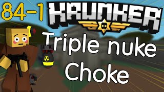 Krunker  Triple nuke choke 841  Map drop SMG Updated Settings [upl. by Magan641]