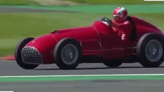 F1  Ferrari 375 F1 at Silverstone [upl. by Ytirev]