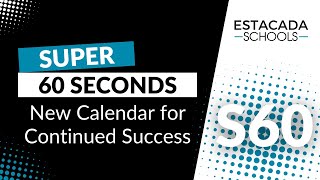 S60 114 New Calendar for Continued Success [upl. by Zaremski]