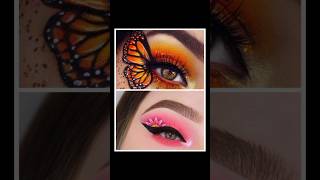 Butterfly 🦋 vs flower 🌸 ll eye makeuplips 👄 nail 💅ring 💍dress 👗earringsetc shorts shivani [upl. by Castora872]