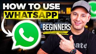 How to Use Whatsapp  2024 Beginners Guide [upl. by Ymac]