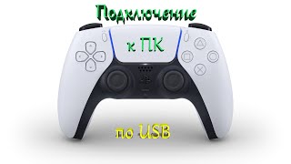 Как подключить Дуалсенс к ПК по USB The connecting Dualsens controller to a Personal computer [upl. by Acessej]