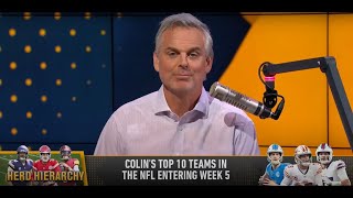 THE HERD  Colin Cowherds INSANE Top 10 NFL Teams Commanders And Vikings TOP Chiefs Still 1 [upl. by Meave]