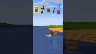 Will A Guitar Boat Hold My Weight Inspired by MrBeast minecraft steve shorts trending remix [upl. by Nnazil]