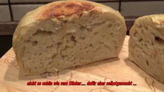 Brot backen ohne Backofen [upl. by Analahs486]