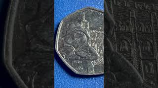 Sweet 2019 Paddington Bear 🇬🇧😎50 Pence In My Change 💙numismatics coin money [upl. by Hey575]