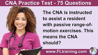 75 Practice CNA Questions 📚  Test Your Knowledge amp Ace Your Exam 🏆 [upl. by Venice]