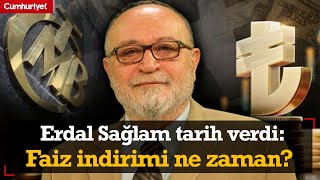 Ekonomist Erdal Sağlam tarih verdi Faiz indirimi ne zaman [upl. by Jemena]