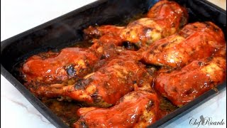 Jamaican amp Caribbean Bbq Chicken  Recipes By Chef Ricardo [upl. by Weiss]