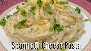 Cheese Spaghetti  Creamy Pasta  Quick Italian Recipes [upl. by Troth]