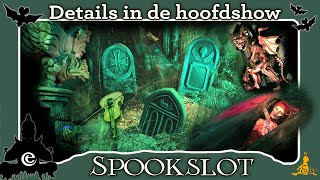 Efteling Spookslot  Details in de hoofdshow [upl. by Elocel283]