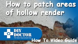 Repairing and patching rendered walls [upl. by Naillig]