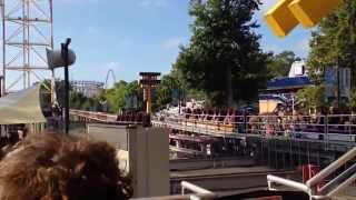 Cedar Point  Top Thrill Dragster Stall amp Rollback  August 23 2014 [upl. by Anamor]