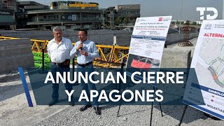 Anuncian cierre y apagones sobre la avenida Paseo de los Leones por obras [upl. by Saudra]